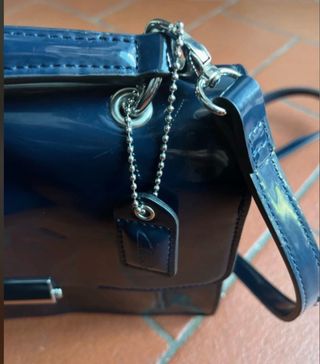 Borsa Clarks vernice blu