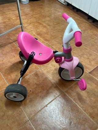 Triciclo infantil rosa