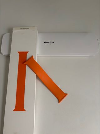 Correa Apple Watch Original Silicona 45mm Naranja