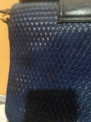 Bolso de hombro azul