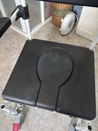 Silla inodoro con ruedas