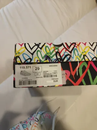 Zapatillas Skechers Niña Corazones número 29