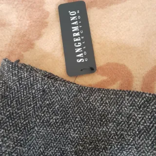 Gonna Sangermano 20% Lana Made in Italy