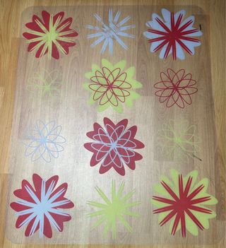 Alfombra protectora suelo silla escritorio