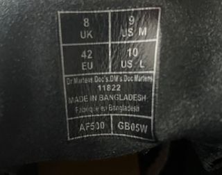 Stivali Dr. Martens 1460 Neri Tg 42