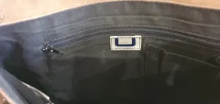 Bolso Adolfo Dominguez Piel Marrón/Negro