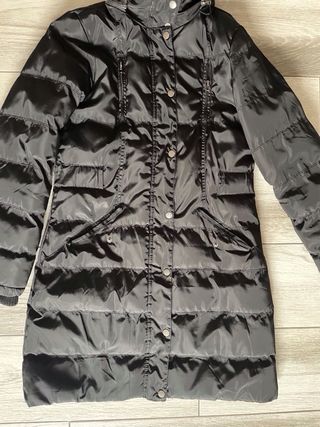 Abrigo Green Coast Negro Talla M