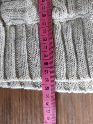 Cárdigan The North Face punto trenzado capucha pel