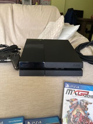 PS4 (PlayStation 4) 1TB Negra + 3 Juegos