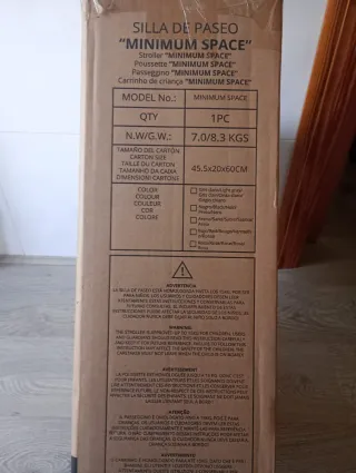 Silla de paseo bebé hasta 15 kg