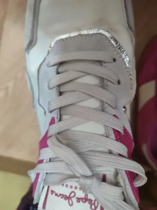 Zapatillas Pepe Jeans Blancas y Rosas