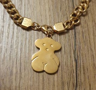Colgante Oso Tous Dorado grueso