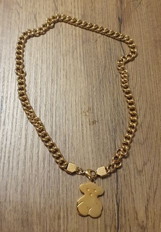 Colgante Oso Tous Dorado grueso