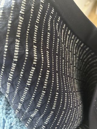 Falda punto CH azul marino