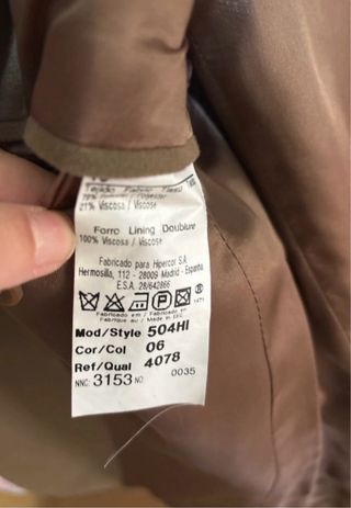 Americana hombre beige