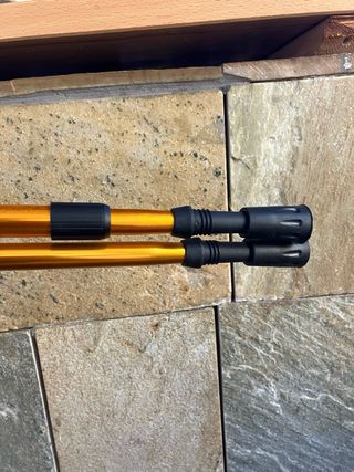 Bastones de trekking naranjas