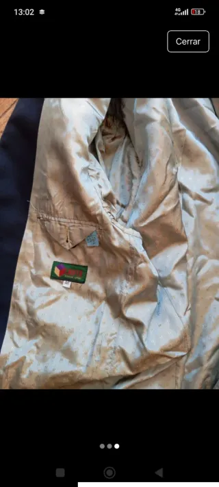 Americana vintage azul 46 hombre