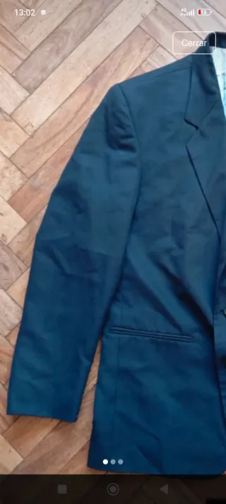 Americana vintage azul 46 hombre