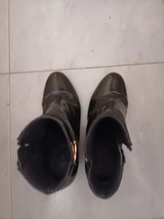 Botines negros tacón mujer