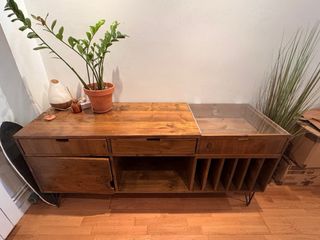 Aparador madera 2 cajones y puerta