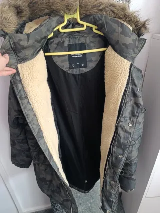 Anorak acolchado camuflaje hombre