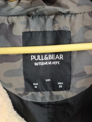 Anorak acolchado camuflaje hombre