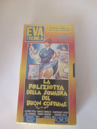 Videocassetta VHS Eva Tremila La Poliziotta