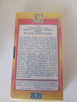 Videocassetta VHS Eva Tremila La Poliziotta