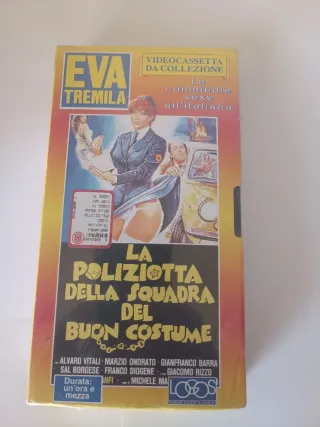 Videocassetta VHS Eva Tremila La Poliziotta