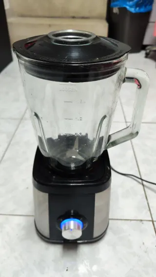 Batidora de vaso cristal