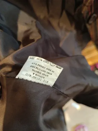 Americana Pana Vintage Marrón Talla 44