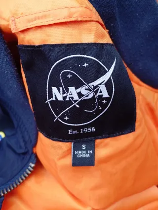 Chaqueta Bomber NASA Azul