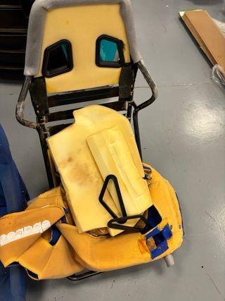 Baquet Sparco Sprint Azul Tubular FIA caducados