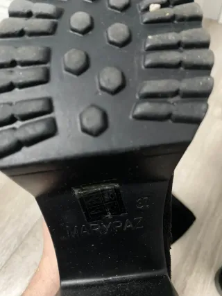 Botas altas negras con plataforma