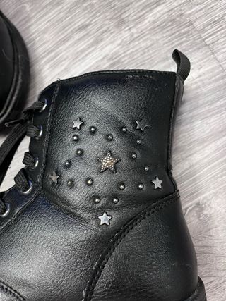 Botas Geox niña negras con estrellas