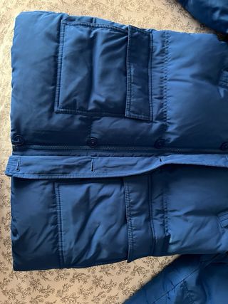 Abrigo plumífero azul Tommy Hilfiger