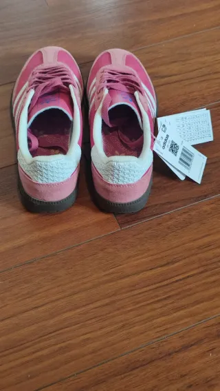 Adidas rosas de ante talla 37