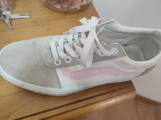 Zapatillas Vans Beige y Rosa