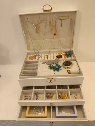 Portagioie bianco grande