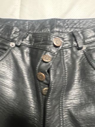 Pantalón de cuero Gipsy Negro