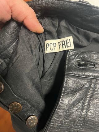 Pantalón de cuero Gipsy Negro