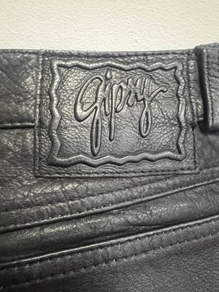 Pantalón de cuero Gipsy Negro