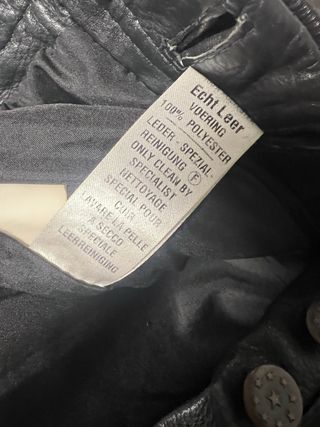 Pantalón de cuero Gipsy Negro