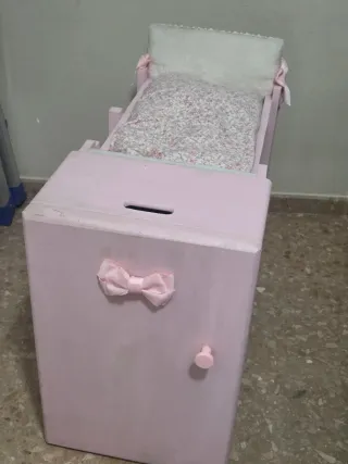 Litera Muñecas Madera Armario Shabby Chic