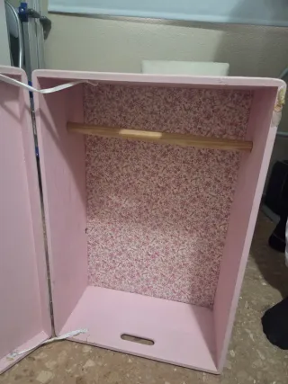 Litera Muñecas Madera Armario Shabby Chic