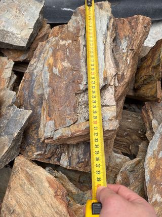 Piedra pizarra natural para decoración