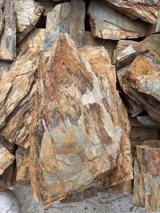 Piedra pizarra natural para decoración