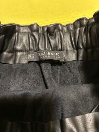 Minifalda Patchwork Negro y Rojo