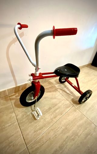 Triciclo Antiguo Vintage Rojo colección