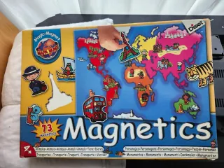 Magnetics Magic-Magnet Diset Mapa Mundo 73 Piezas